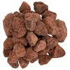 vidaXL Roches volcaniques 10 kg rouge 3-5 cm