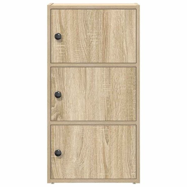vidaXL Biblioth&egrave;que ch&ecirc;ne sonoma 40x24x77 cm bois d'ing&eacute;nierie