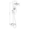 EISL Ensemble de douche de t&ecirc;te et mitigeur thermostatique GRANDE VITA