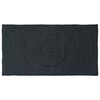 vidaXL Tapis de surface Rectangulaire Gris fonc&eacute; 80 x 150 cm Jute