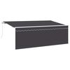vidaXL Auvent r&eacute;tractable Anthracite 400 x 200 cm