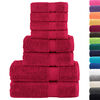 vidaXL Ensemble de serviettes de qualit&eacute; sup&eacute;rieure SOLUND 8 pcs rouge