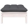 vidaXL Salon de jardin 5 pcs avec coussins bois de pin massif
