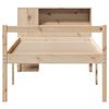 vidaXL Lit biblioth&egrave;que sans matelas 75x190 cm bois de pin massif