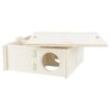 TRIXIE Maison pour rongeurs &agrave; 4 pi&egrave;ces 30x12x30 cm Bois