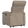 vidaXL Fauteuil inclinable de massage &eacute;lectrique cappuccino similicuir
