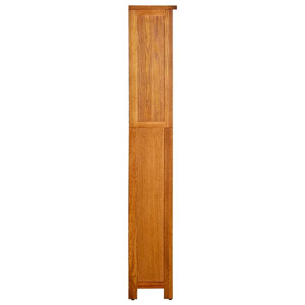 vidaXL Biblioth&egrave;que &agrave; 5 &eacute;tag&egrave;res 70x22x140 cm Bois de ch&ecirc;ne massif