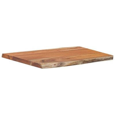 vidaXL Dessus de table 70x60x2,5 cm rectangulaire bois massif acacia