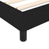 vidaXL Sommier &agrave; lattes de lit avec matelas Noir 100x200 cm Tissu