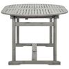 vidaXL Table &agrave; d&icirc;ner de jardin (160-240)x100x75cm Bois d'acacia massif