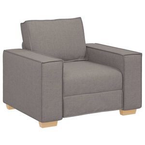 vidaXL Canap&eacute;-chaise Taupe 60 cm Tissu