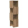 vidaXL Meuble d'angle 25,5x25x102cm Bois d'ing&eacute;nierie Ch&ecirc;ne artisanal