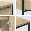 vidaXL Ensemble de mobilier de salle de bain 3 pcs Bois d'ing&eacute;nierie