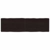 vidaXL Dessus de table bois massif trait&eacute; bordure assortie