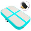 vidaXL Tapis gonflable de gymnastique avec pompe 60x100x15 cm PVC Vert