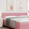 vidaXL T&ecirc;te de lit LED avec des lumi&egrave;res &agrave; LED Rose 200 cm Polyester