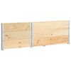 vidaXL Colliers de palette 3 pcs 80x120 cm Bois de pin solide