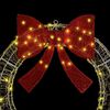 vidaXL Couronne avec 80 LED Blanc chaud 92 x 92 x 9,5 cm Acrylique