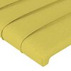 vidaXL T&ecirc;te de lit &agrave; LED Vert 103x16x118/128 cm Tissu