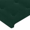 vidaXL Cadre de lit sans matelas vert fonc&eacute; 80x200 cm velours