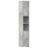 vidaXL Armoire de salle de bain Gris b&eacute;ton Bois d'ing&eacute;nierie