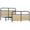 vidaXL Cadre de lit sans matelas 120x190 cm cm ch&ecirc;ne sonoma