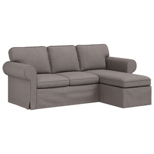 vidaXL Canap&eacute; Taupe 195 x 138 x 80 cm tissu