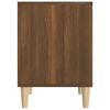 vidaXL Tables de chevet 2 pcs Ch&ecirc;ne marron 40x35x50 cm