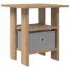 vidaXL Table de chevet Ch&ecirc;ne artisanal 41 x 40 x 45 cm