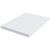 vidaXL Surmatelas Blanc 140 x 200 cm Tissu Jacquard