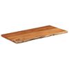 vidaXL Comptoir de salle de bain 120x60x3,8 cm rectangulaire acacia