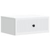 vidaXL Cabinet de chevet Blanc 49 x 34,5 x 20 cm Bois d'ing&eacute;nierie