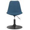 vidaXL Chaises pivotantes &agrave; manger lot de 6 Bleu Velours