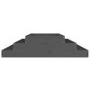 vidaXL Jardini&egrave;re Gris 110x110x27 cm Bois massif de pin