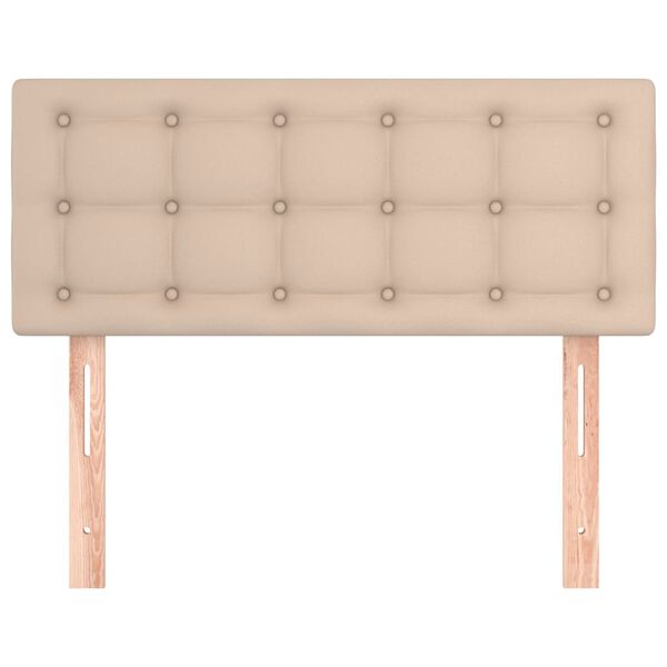 vidaXL T&ecirc;te de lit Cappuccino 90x5x78/88 cm Similicuir