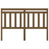 vidaXL T&ecirc;te de lit Marron miel 166x4x100 cm Bois massif de pin