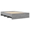 vidaXL Cadre de lit sans matelas sonoma gris 120x200cm bois ing&eacute;nierie