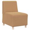 vidaXL Unit&eacute; de Sofa Modulaire Sans Accoudoirs 3 pcs Beige