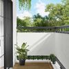 vidaXL &Eacute;cran de balcon Blanc 100 x 700 cm Tissu Oxford