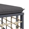 vidaXL Salon de jardin 6 pcs avec coussins anthracite résine tressée