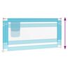 vidaXL Barri&egrave;re de s&eacute;curit&eacute; de lit d'enfant Bleu 180x25 cm Tissu