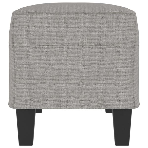 vidaXL Banc Gris clair 100x35x41 cm Tissu