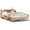 vidaXL Lit biblioth&egrave;que sans matelas 135x190 cm bois de pin massif