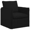 vidaXL Canap&eacute; 2 pcs Noir