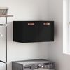 vidaXL Armoire murale Noir 60x36,5x35 cm Bois d'ing&eacute;nierie