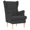 vidaXL Fauteuil Gris fonc&eacute; Boucl&eacute;