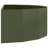 vidaXL Jardini&egrave;re Vert olive 120 x 60 x 35 cm Acier