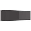 vidaXL Cr&eacute;dence de cuisine 2 pc Gris fonc&eacute; 120 x 40 cm verre tremp&eacute;