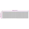 vidaXL Tapis rectangulaire naturel 100x400 cm bambou