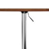 vidaXL Table de bar marron fonc&eacute; &Oslash;60x89,5 cm bois massif de ch&ecirc;ne